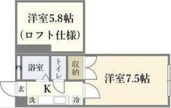 一刻館の物件間取画像